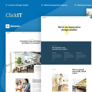 ClickIT - Creative Digital Agency Elementor Template Kit