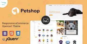 PetShop - Responsive Food Pet Store OpenCart Theme