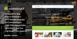 Construct - Construction Joomla Template