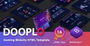 Dooplo - Gaming Website HTML Template