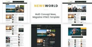 Newsworld | Mutil-Concept Magazine HTML5 Template