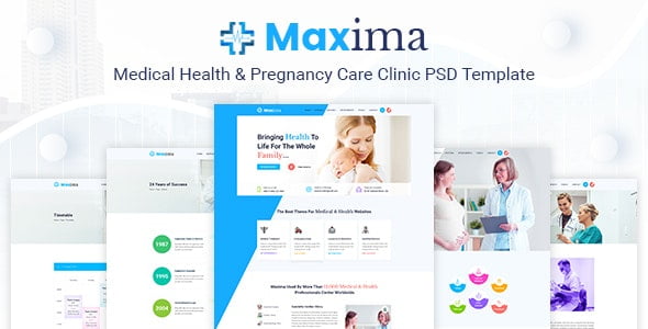 Medical Health & Pregnancy Care Clinic Template