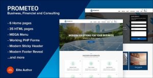 PROMETEO - Business, Financial and Consulting Site Template