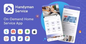 On-Demand Handyman Home Services Business Listing Booking Complete App (saas)