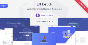 Hostick - Web Hosting, Web Server & Domain HTML5 Template