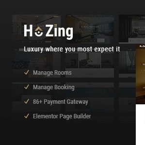 Hozing - Hotel Booking WordPress Theme