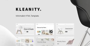 Kleanity - Minimalist HTML Template / Creative Portfolio Kleanity