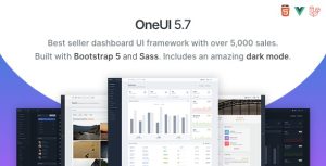 OneUI - Bootstrap 5 Admin Dashboard Template, Vue Edition & Laravel 9 Starter Kit