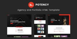 Potency - Creative Agency And Portfolio HTML5 Template