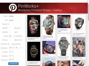 PinWorks+ - Wordpress Pinterest Gallery Widget