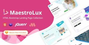 Maestrolux - HTML Landing Page Collection