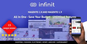 Infinit - Multipurpose Responsive Magento 2 and 1 Theme VERSION