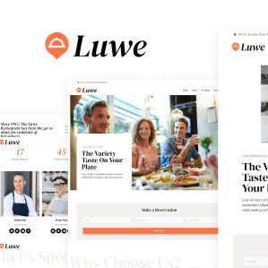 Luwe - Restaurant Elementor Template Kit