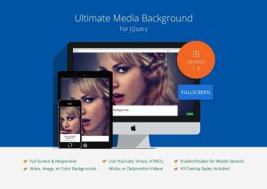 Ultimate Media Background for jQuery