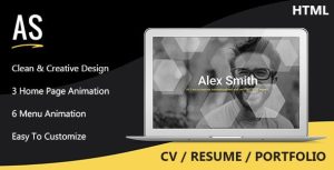 Alex - CV / Resume / Portfolio HTML Site Template