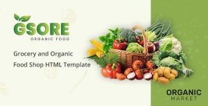 Gsore - Grocery and Organic Food Shop HTML Templat
