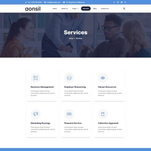 Aonsil - Business & Consulting Elementor Template Kit