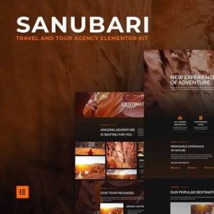 Sanubari - Travel & Tour Agency Elementor Template Kit