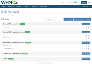 DNS Manager For WHMCS Untouched
