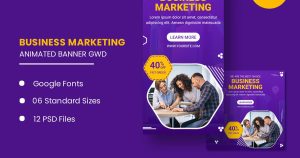 Business Marketing Animated Banner GWD