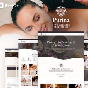 Purina - Spa & Wellness Elementor Template Kit