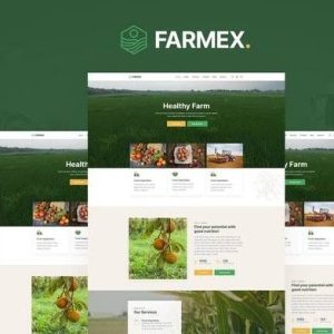 Farmex - Agriculture & Farm Elementor Template Kit