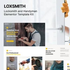 Loxsmith — Key & Locksmith Services Elementor Template Kit