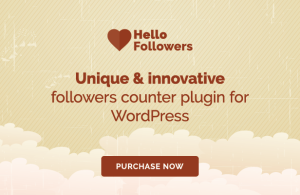 Hello Followers - Social Counter Plugin for WordPress