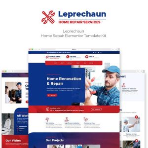 Leprechaun - Home Repair Elementor Template Kit
