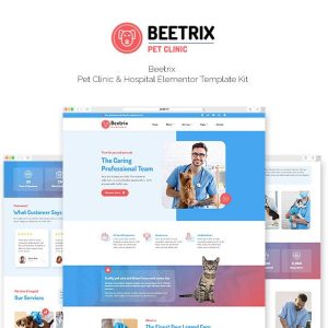 Beetrix - Pet Clinic & Hospital Elementor Template Kit