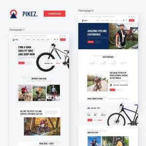 Pikez | Bicycle Store & Company Elementor Template Kit