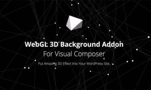 WebGL 3D Background For Visual Composer