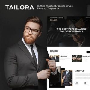 Tailora – Clothing Alteration & Tailoring Service Elementor Template Kit