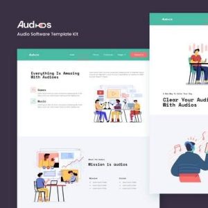 Audios - App Showcase Elementor Template Kit