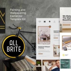 Allbrite – Painting & Wallpapering Elementor Template Kit