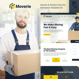 Moverie – Movers & Packers Service Elementor Template Kit