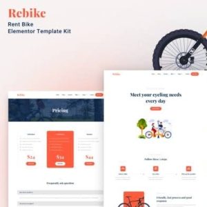 Rebike - Rent Bike Elementor Template Kit