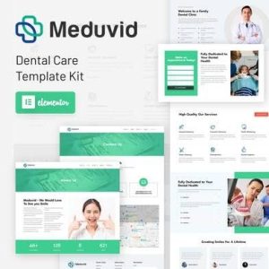 Meduvid - Medical & Dental Clinic Elementor Template Kit