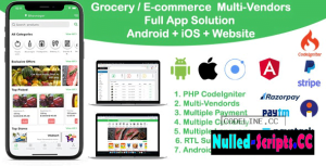 eCommerce Delivery Android + iOS App Template | 3 Apps User + Vendor + Delivery | IONIC 5 | Delivoo