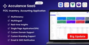 Acculance SaaS - Multitenancy Based POS, Accounting Management System