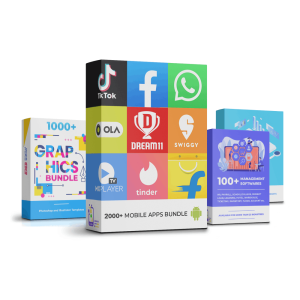 Mobile App Starter | 2000+ Mobile Apps Bundle which includes both android and iOS apps.