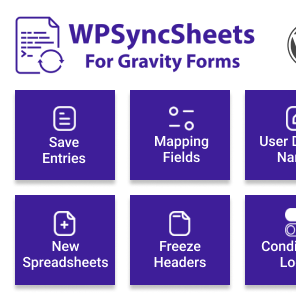 WPSyncSheets For Gravity Forms - Gravity Forms Google Spreadsheet Addon