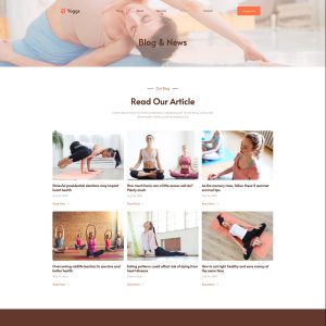 Yoggs - Yoga & Meditation Elementor Template Kit