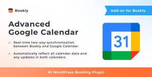 Bookly Advanced Google Calendar Add on