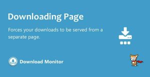 Download Monitor Downloading Page Extension
