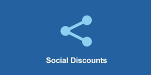 Easy Digital Downloads EDD Social Discounts Addon