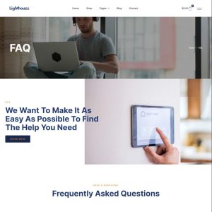 Lighthouzz – Smart Home & Security Elementor Template Kit