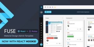 Fuse - React Admin Template Redux Toolkit Material Design React Hooks Untouched