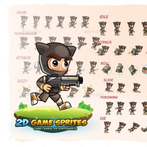 CatBoy 2D Game Sprites 8 February 19