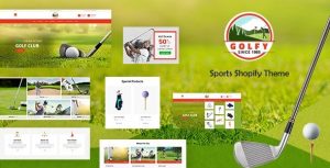 Golfy - Golf, Sports Shopify Theme